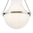 Hinkley Lighting Collins 1Lt 18" Semi-Flush Mount, Nickel/Cased Opal