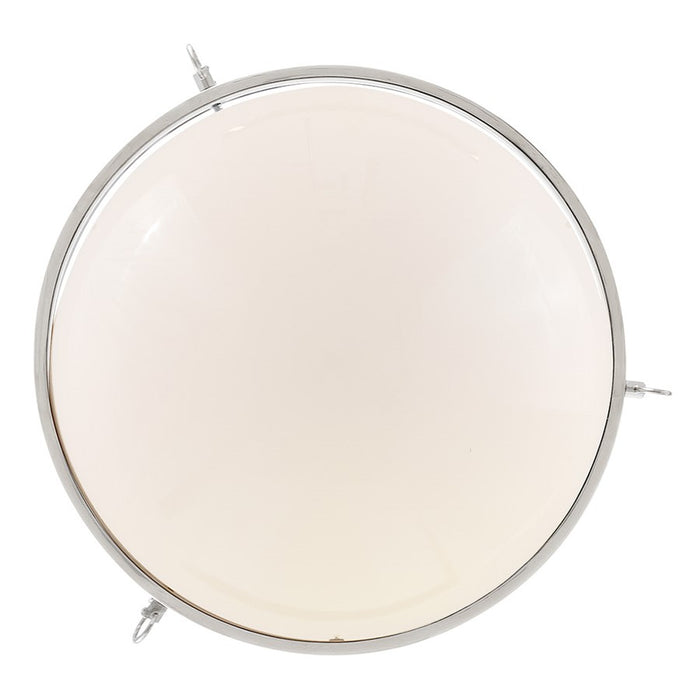 Hinkley Lighting Collins 1Lt 18" Semi-Flush Mount, Nickel/Cased Opal