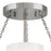 Hinkley Lighting Collins 1Lt 18" Semi-Flush Mount, Nickel/Cased Opal