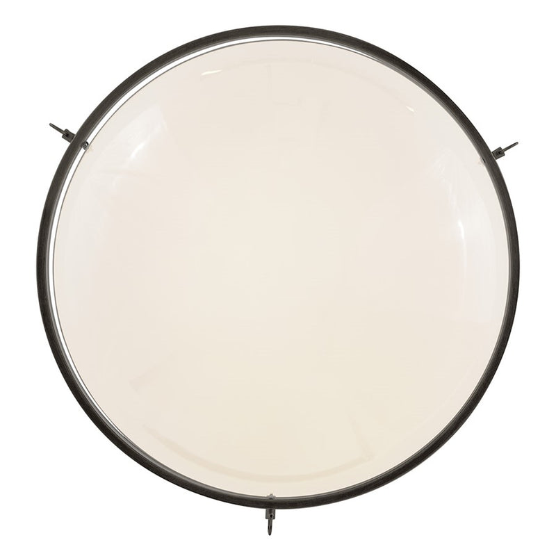 Hinkley Collins 1Lt 23" Semi-Flush Mount, Black Oxide/Cased Opal
