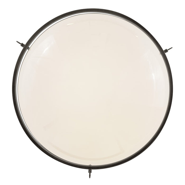 Hinkley Collins 1Lt 23" Semi-Flush Mount, Black Oxide/Cased Opal