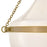 Hinkley Lighting Collins 1Lt 23" Semi-Flush Mount, Brass/Cased Opal