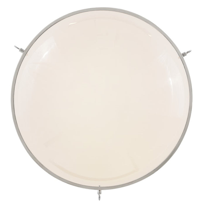 Hinkley Lighting Collins 1Lt 23" Semi-Flush Mount, Nickel/Cased Opal
