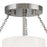 Hinkley Lighting Collins 1Lt 23" Semi-Flush Mount, Nickel/Cased Opal
