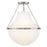 Hinkley Lighting Collins 1Lt 23" Semi-Flush Mount, Nickel/Cased Opal