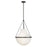 Hinkley Lighting Collins 1 Light 28" Pendant, Black Oxide/Cased Opal - 46894BX