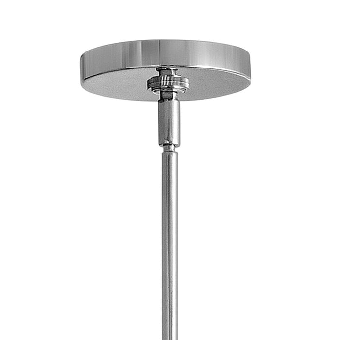 Hinkley Lighting Collins 1Lt 28" Pendant, Polished Nickel/Cased Opal