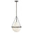 Hinkley Lighting Collins 1 Light 20" Pendant, Black Oxide/Cased Opal - 46897BX
