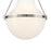 Hinkley Lighting Collins 1Lt 20" Pendant, Polished Nickel/Cased Opal
