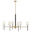 Hinkley Lighting Saunders 6Lt 27" Chandelier, Black/Etched Opal - 46955BK-LCB