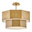 Hinkley Lighting Facet 7Lt Chandelier, Ceiling, Heritage Brass/Etched - 46994HB