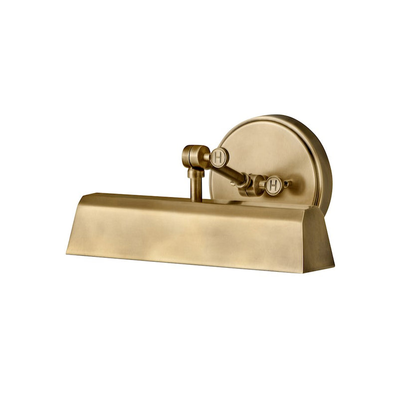Hinkley Arti 1-Light Wall Sconce | Transitional Heritage Brass Steel with Fabric Cord | Bedroom & Hallway Accent Light | 7 x 12 x 6 in | Model 47093HB