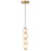 Hinkley Lighting Trigo Pendant, Lacquered Brass/Etched Opal - 47397LCB