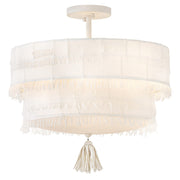 Hinkley Lighting Baya 4 Light Semi-Flush Mount, Textured Plaster - 47421TXP