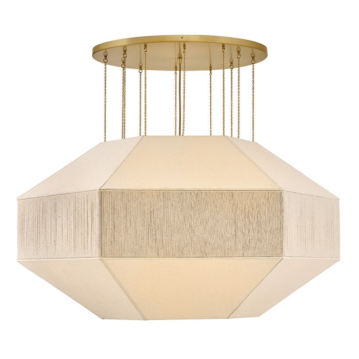 Hinkley Lighting Lyla 10 Light Chandelier, Lacquered Brass - 47498LCB
