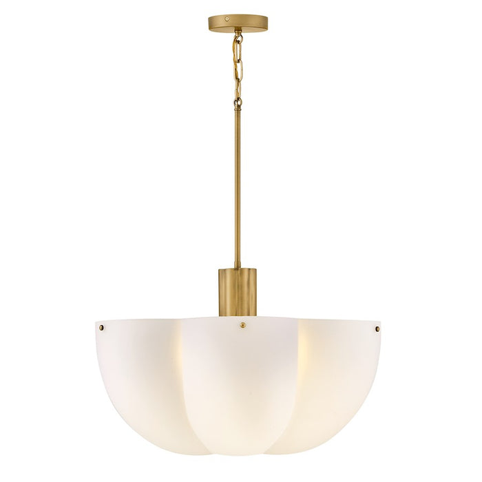 Hinkley Lighting Becca 6 Light Medium Chandelier, Heritage Brass - 47585HB