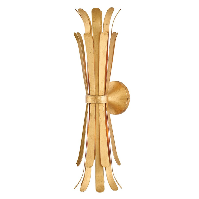 Hinkley Lighting Reina 2 Light Large Sconce, Distressed Brass