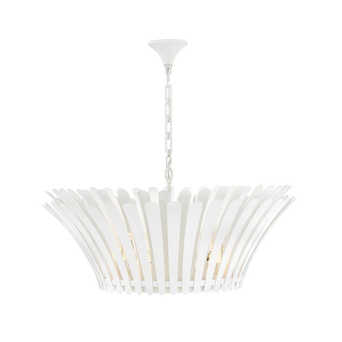 Hinkley Lighting Reina 8Lt 34" Tapered Chandelier, Textured Plaster - 47695TXP