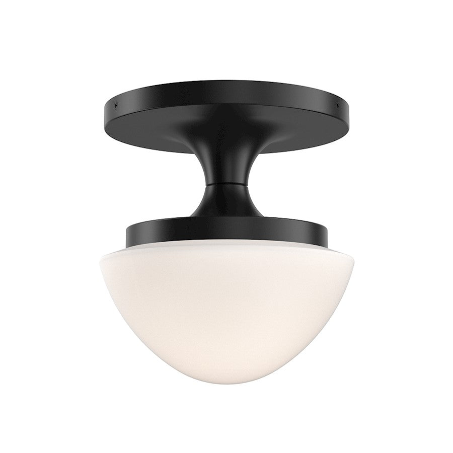 Hinkley Lighting Knox 1 Light Extra Small Semi-Flush Mount, Black - 47811BK