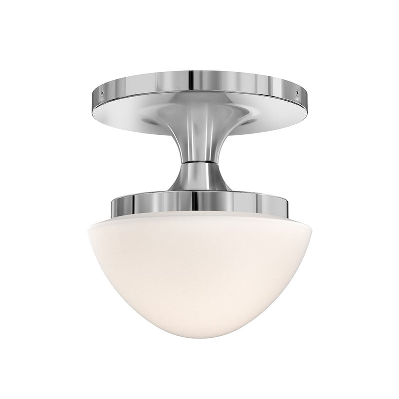 Hinkley Lighting Knox 1 Light Extra Small Semi-Flush Mount, Chrome