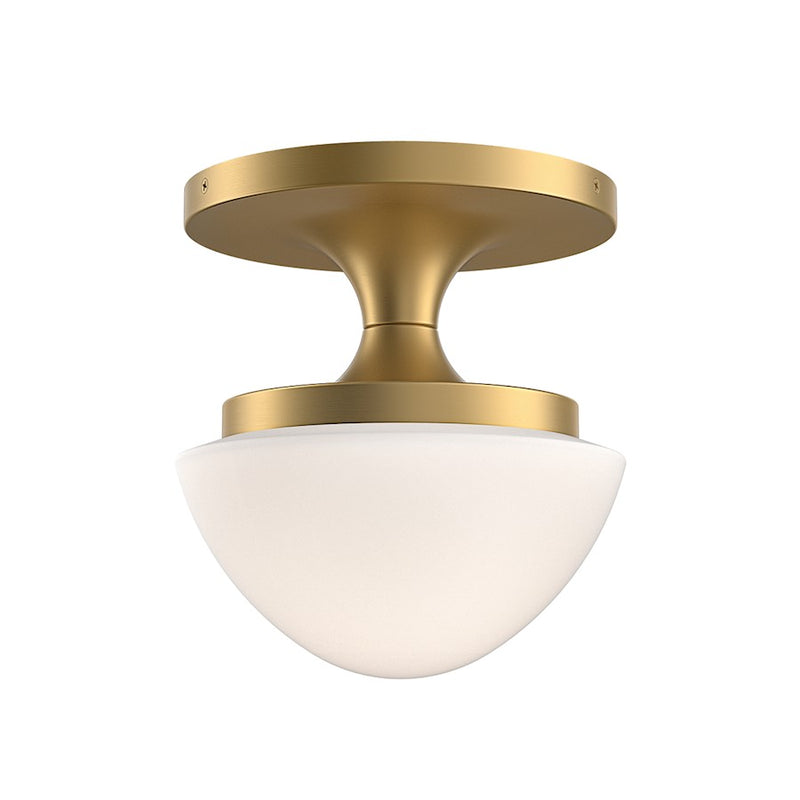 Hinkley Lighting Knox 1Lt 8" Semi-Flush Mount, Lacquered Brass