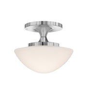 Hinkley Lighting Knox 1 Light Small Semi-Flush Mount, Chrome - 47813CM
