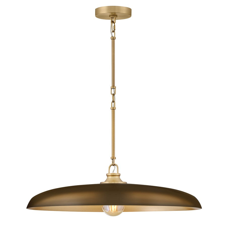 Hinkley Lighting Sadie 1Lt Chandelier, Brass/Heritage Bronze - 48165LCB-HZ