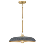 Hinkley Lighting Sadie 1Lt 6" Pendant, Brass/Antique Verdigris - 48167LCB-AV