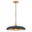 Hinkley Lighting Sadie 1Lt 18" Dome Pendant, Brass/Black - 48167LCB-BK