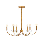 Hinkley Lighting Aliso 6 Light Medium Chandelier, Distressed Brass - 48286DA
