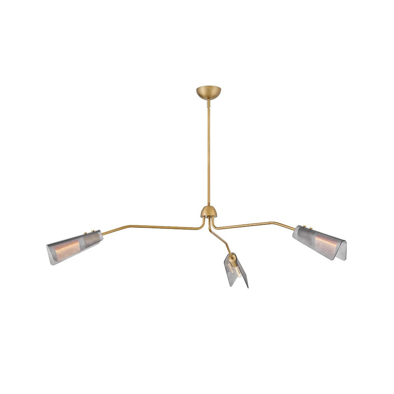 Hinkley Lighting Altman 3Lt 60" Low Profile Chandelier, Brass