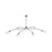 Hinkley Lighting Altman 6Lt 60" Low Profile Chandelier, Gunmetal - 48306GMT