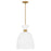 Hinkley Lighting Tallulah 1Lt Pendant, Lacquered Brass/Etched Opal