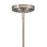 Hinkley Lighting Tallulah 1 Light Pendant, Polished Nickel/Etched Opal