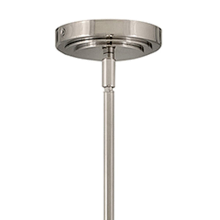 Hinkley Lighting Tallulah 1 Light Pendant, Polished Nickel/Etched Opal