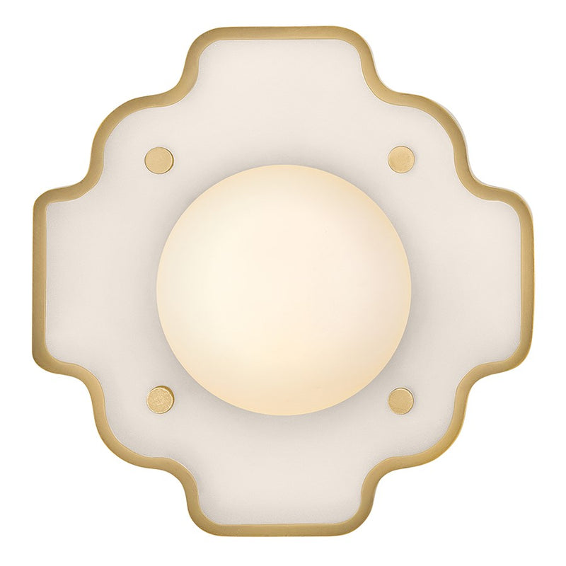 Hinkley Lighting Howe 1 Light Wall Mount, Light Taupe/Etched Opal