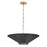 Hinkley Lighting Delia 4Lt Convertible Chandelier, Lacquered Brass - 48457LCB