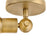 Hinkley Lighting Dom LED Wall Mount, Heritage Brass