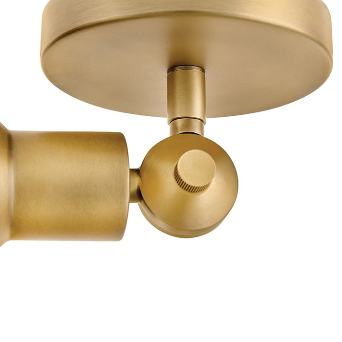 Hinkley Lighting Dom LED Wall Mount, Heritage Brass