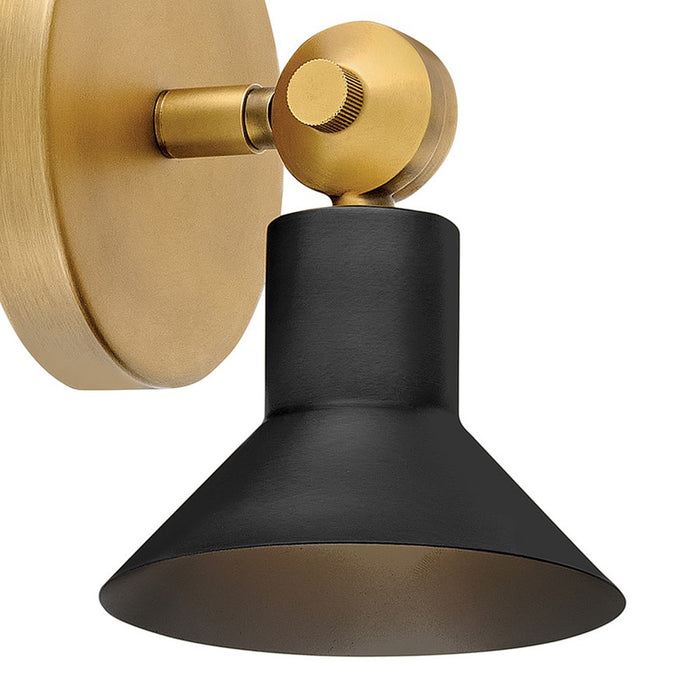 Hinkley Lighting Dom Wall Mount, Heritage Brass