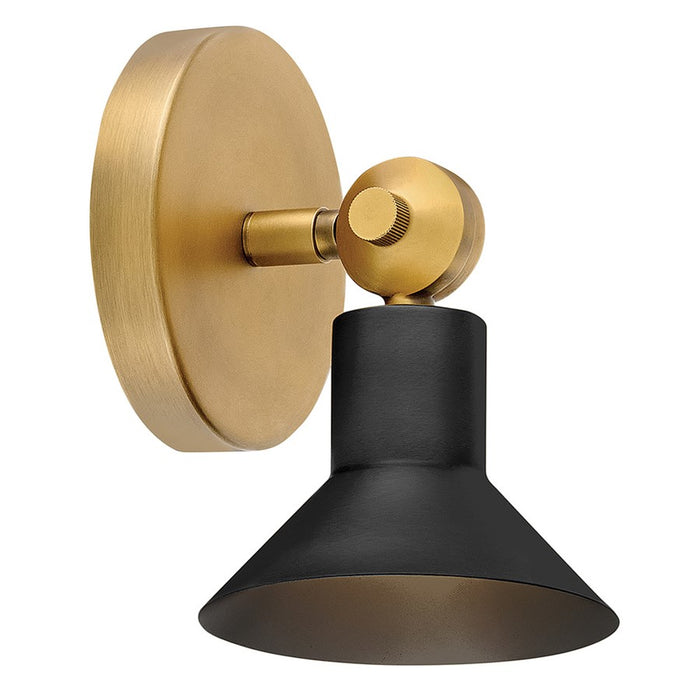 Hinkley Lighting Dom Wall Mount, Heritage Brass