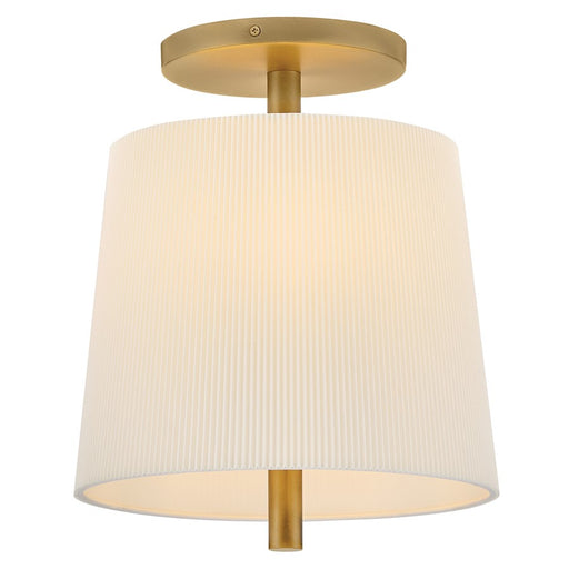 Hinkley Lighting Clive 3 Light Semi-Flush Mount, Heritage Brass - 48533HB