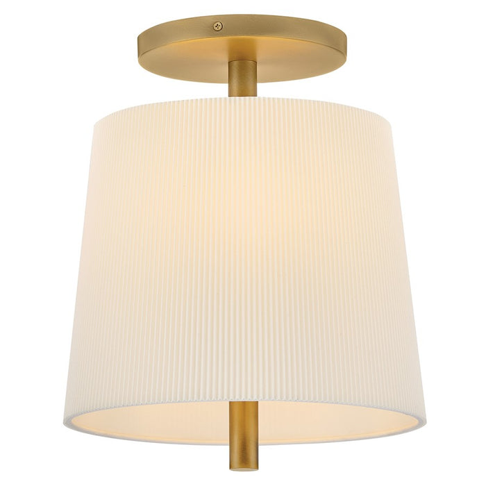 Hinkley Lighting Clive 3 Light Semi-Flush Mount, Heritage Brass - 48533HB