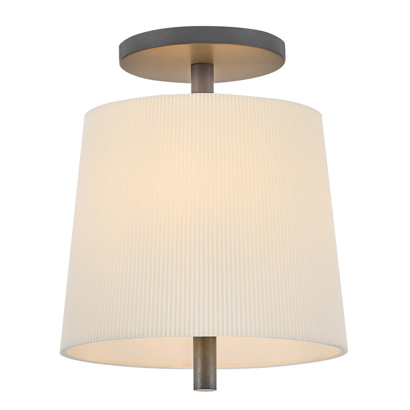 Hinkley Lighting Clive 3 Light Semi-Flush Mount, Slate Bronze - 48533SXB