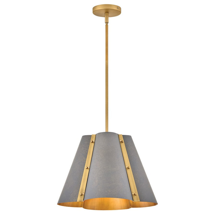 Hinkley Lighting Bowman 1 Light Pendant, Slate Bronze - 48547SXB-HB