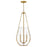 Hinkley Lighting Farrin 3 Light Pendant, Lacquered Brass/Clear - 48557LCB