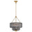 Hinkley Lighting Adella 5 Light Pendant, Lacquered Brass/Smoke - 48573LCB-SM
