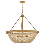 Hinkley Lighting Tula 6 Light Chandelier, Burnished Gold - 48616BNG
