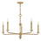 Hinkley Lighting Ansel 5 Light Chandelier, Burnished Gold - 48624BNG