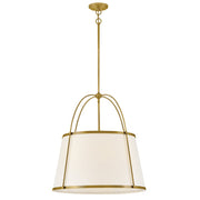 Hinkley Lighting Clarke 4 Light Chandelier, Lacquered Dark Brass - 4895LDB-OW